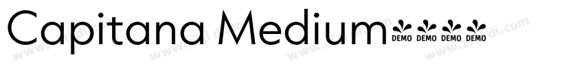 Capitana Medium字体转换